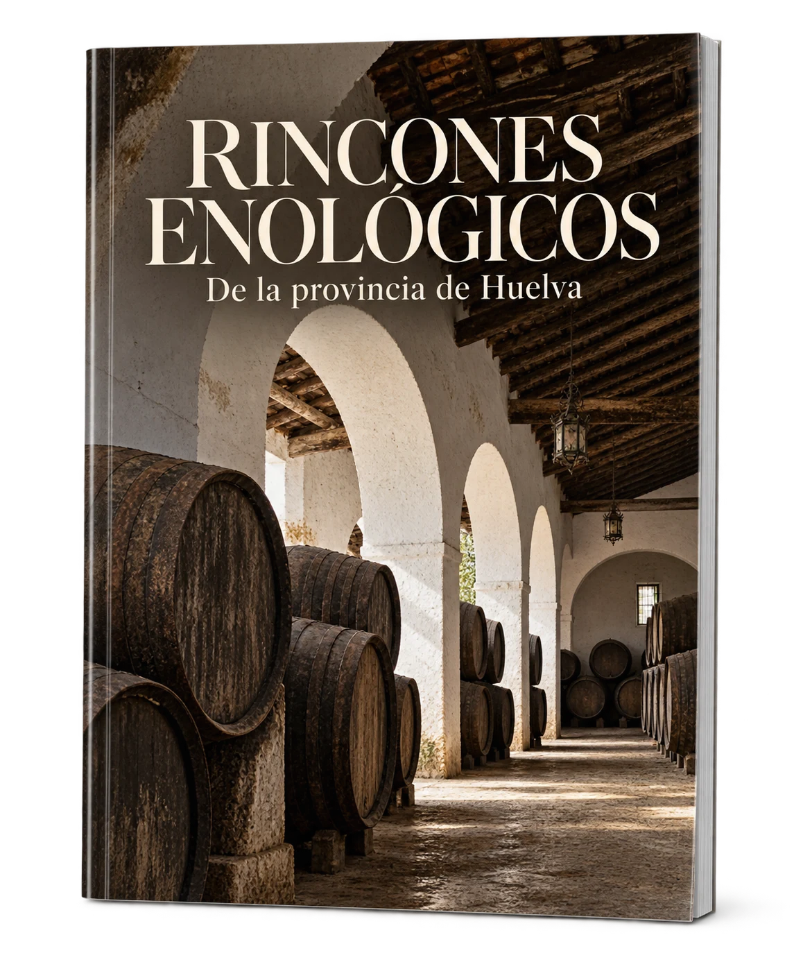 Portada de la revista conceptual con una bodega del Condado de Huelva